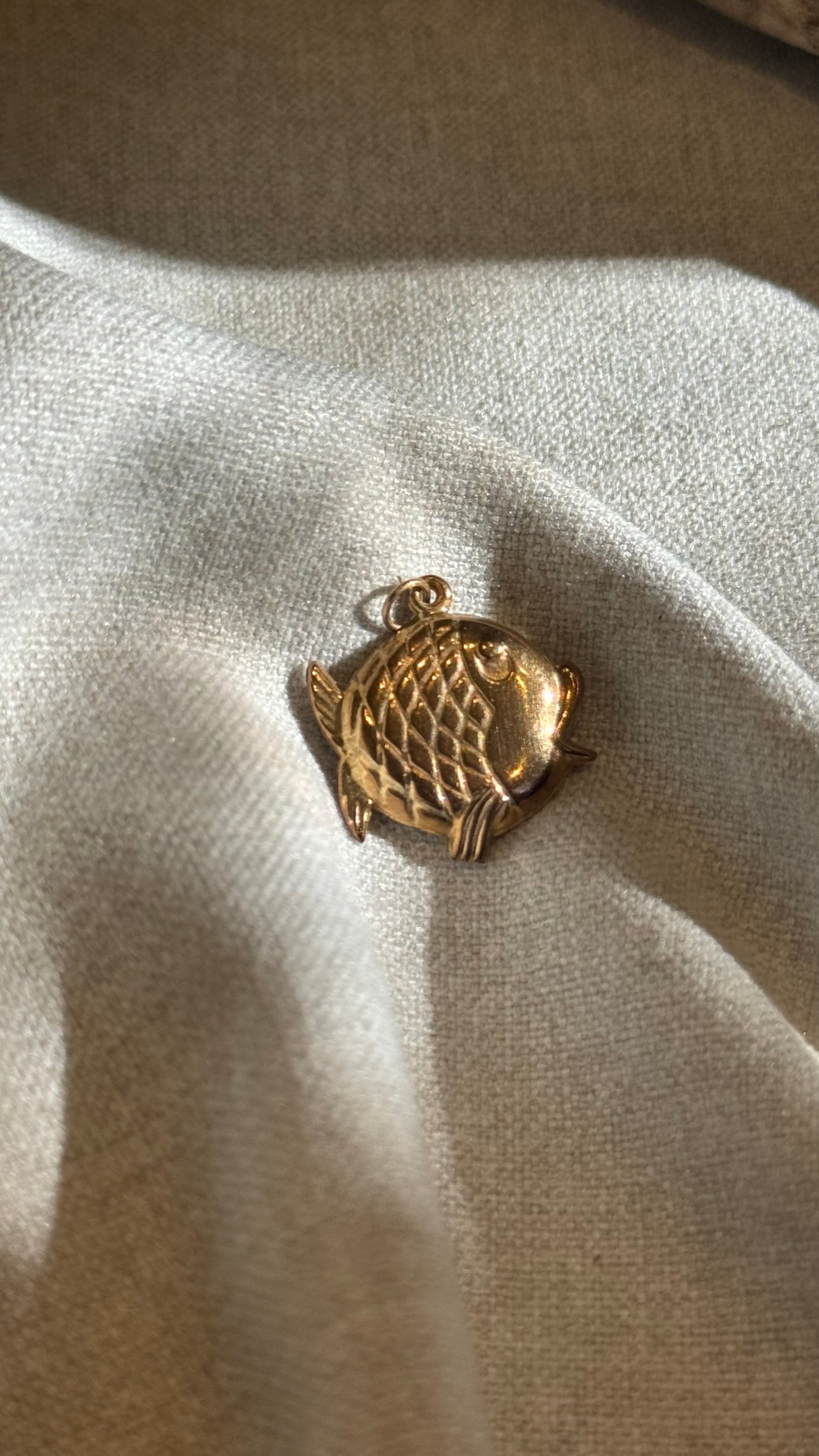 Gold Fish Pendant
