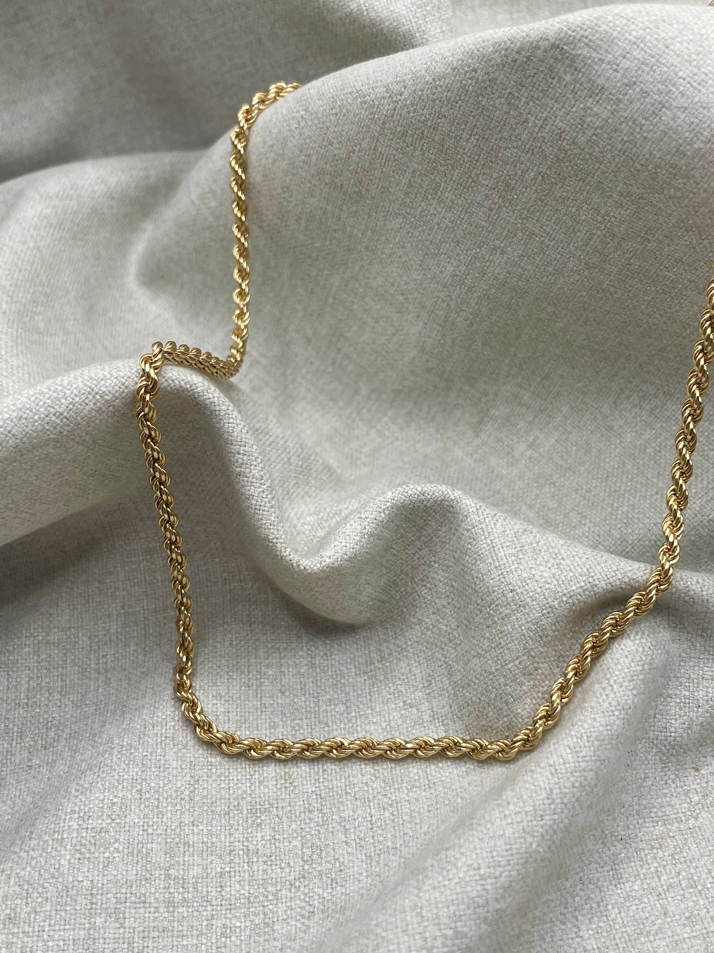 Mini rope chain necklace