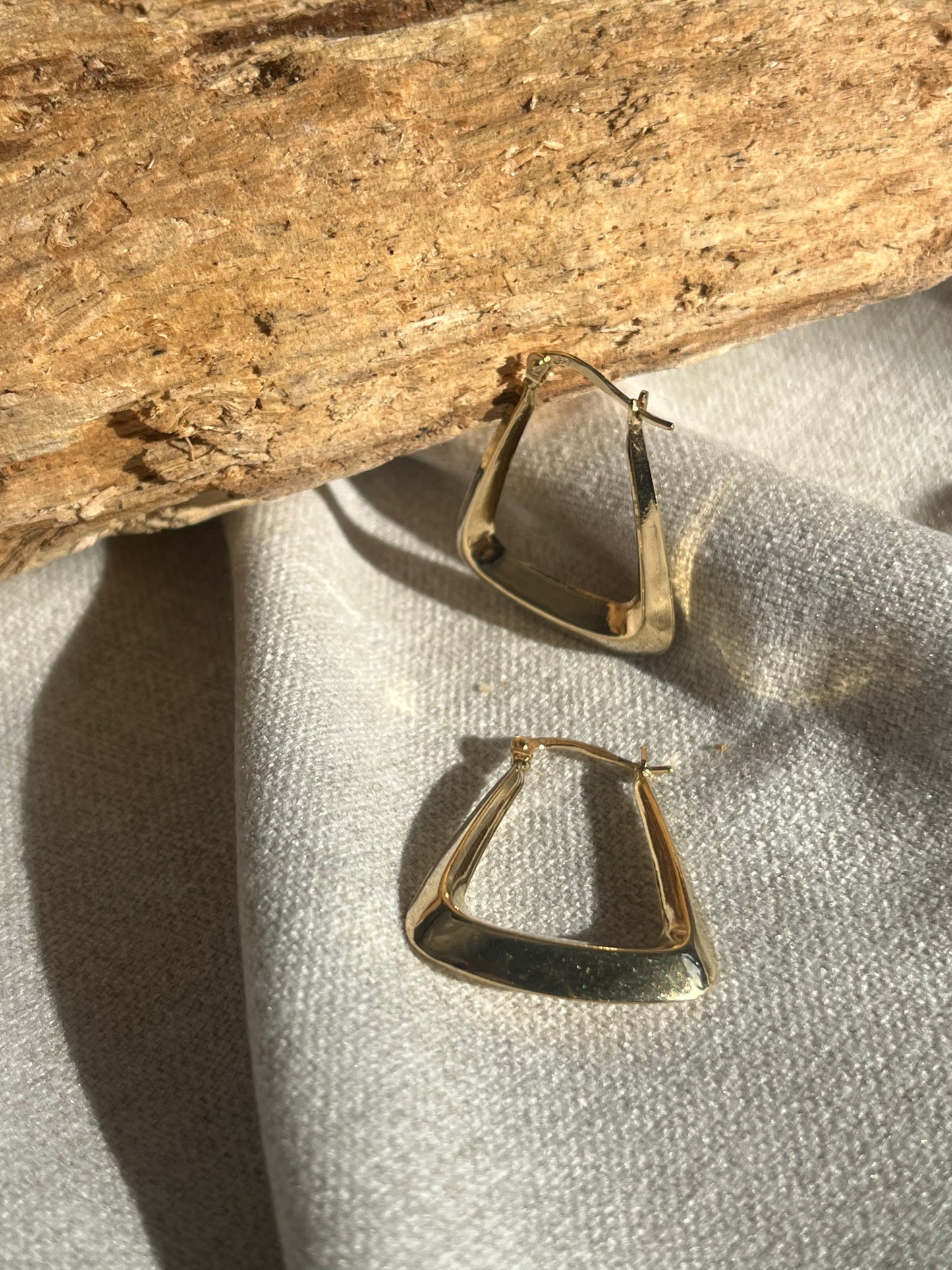 Large Sadle Hoop Earrings