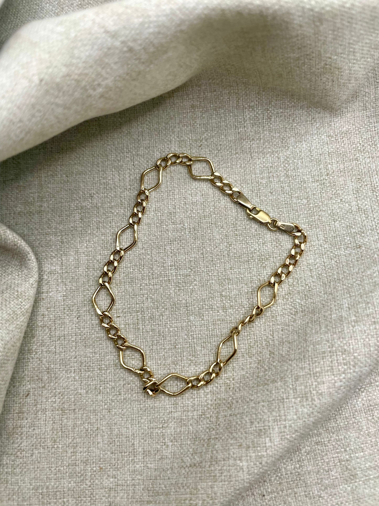 Angular Link Bracelet