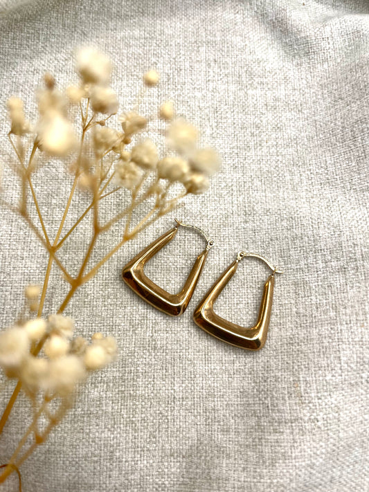 Mini Sadle Hoop Earrings