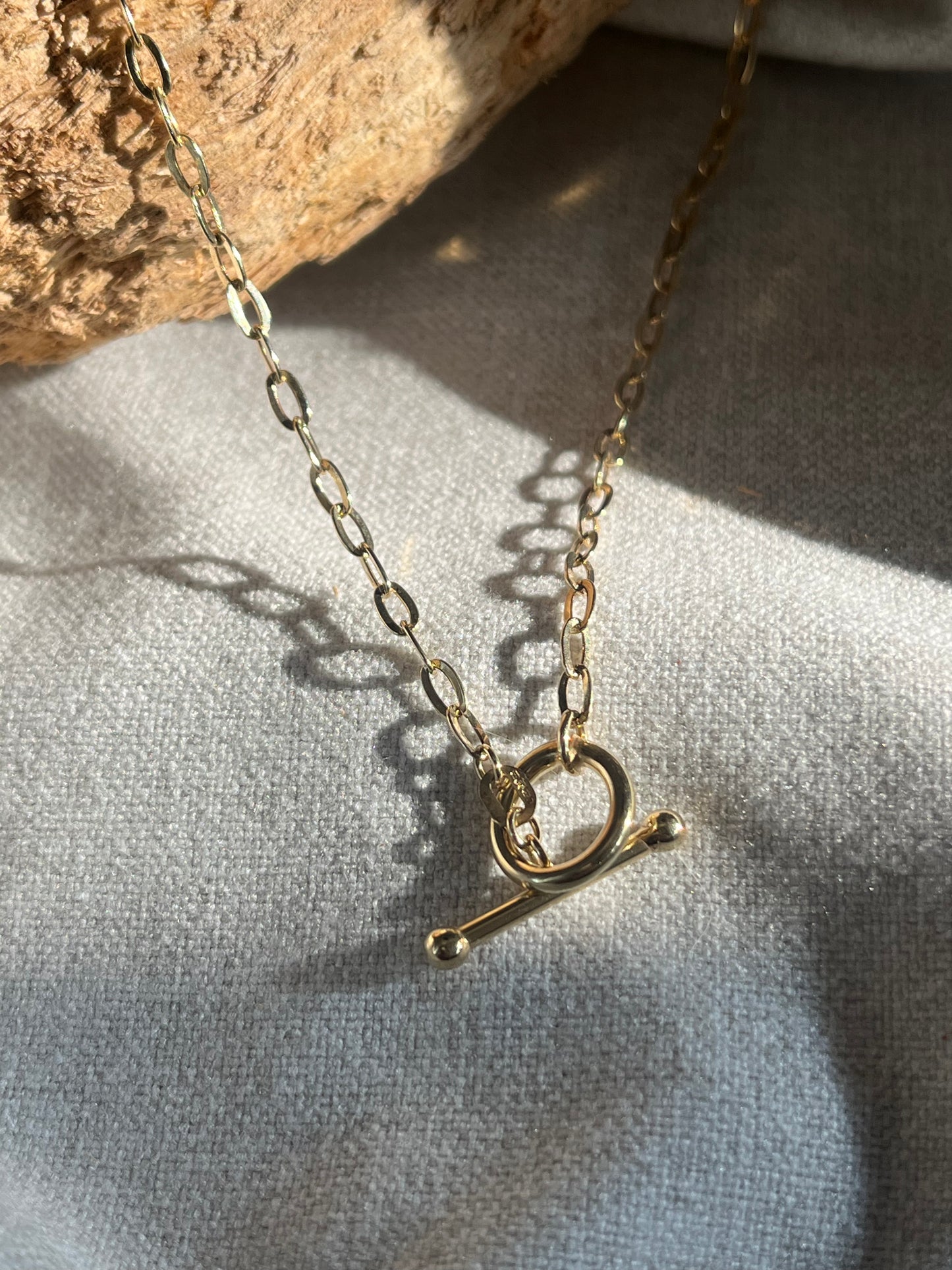 Toggle Clasp T bar Adjustable Necklace