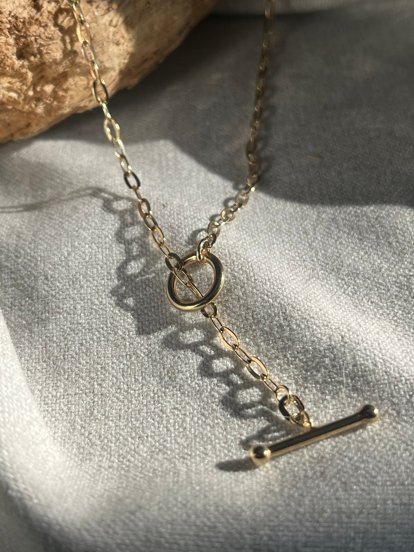 Toggle Clasp T bar Adjustable Necklace